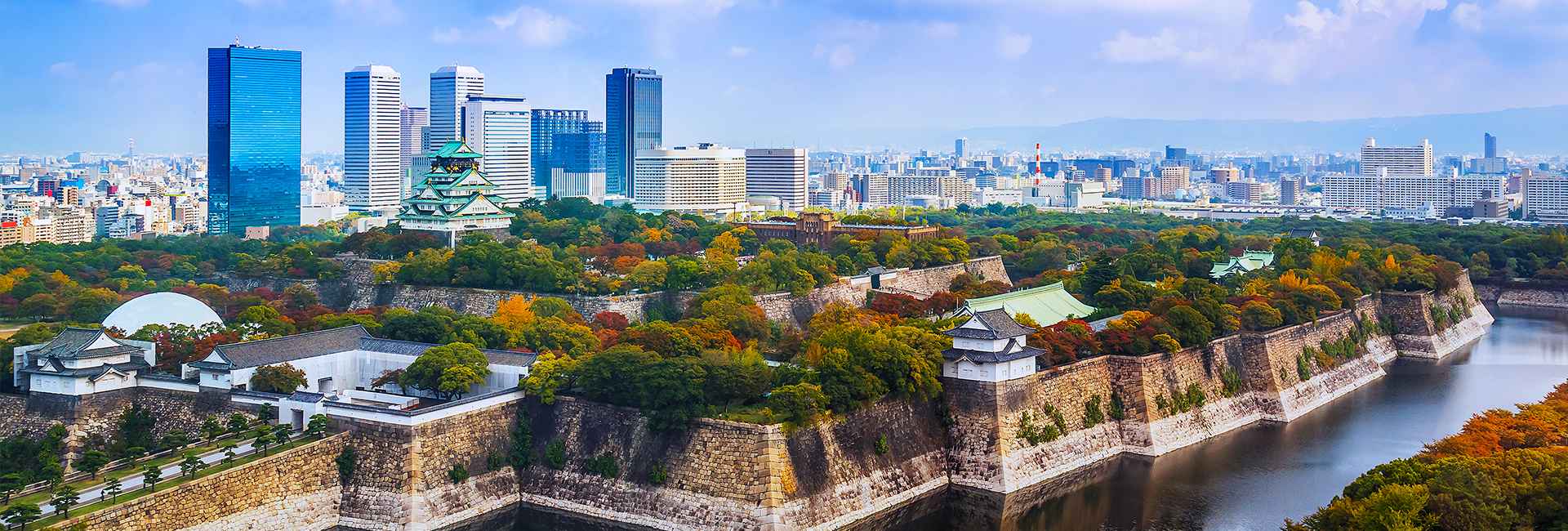 view of Osaka Castle