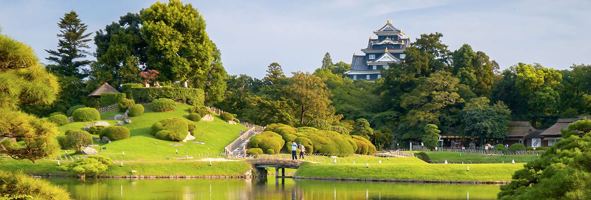 Kenrokuen garden and Okayama castle