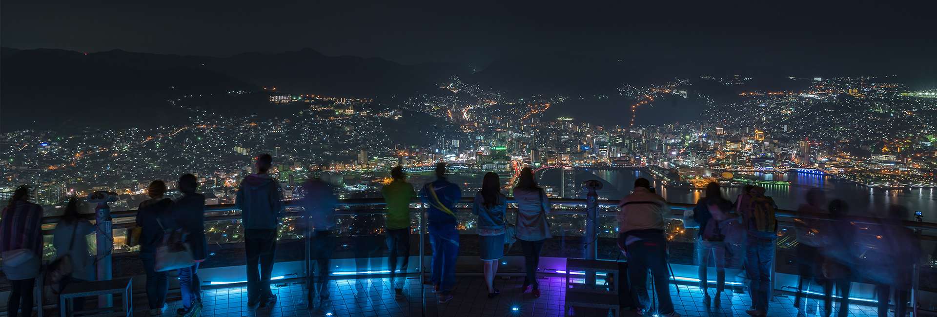 night view of Nagasaki